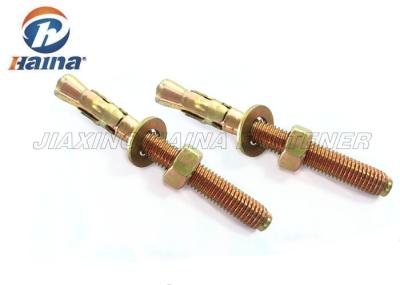 Round Head Dia M6 - M20 Standard Carbon Steel Wedge Anchor Bolts