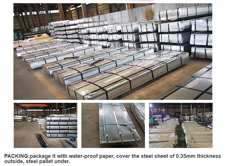 Cheap 3000*851*0.3mm Corrugated Zinc Roofing To Chile