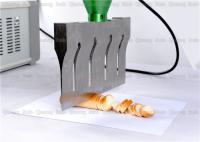 Máquina de corte ultrassônica personalizada da cor para o alimento congelado da carne do tomate