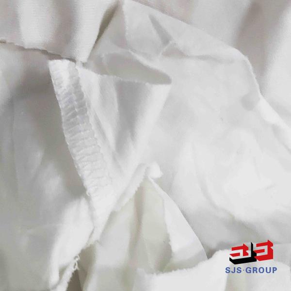 T-shirt branco de limpeza industrial 20 quilograma Rags do algodão da venda direta da fábrica
