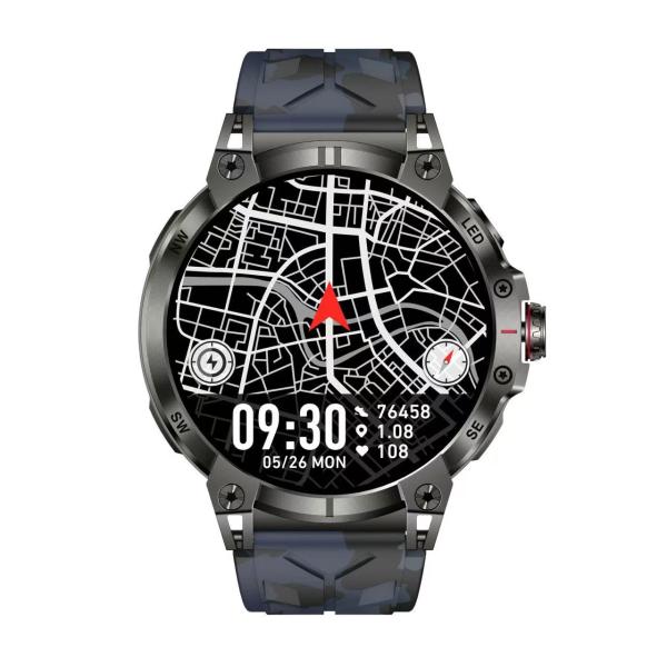 KC89 Smart Watch Circle Shape IP68 Waterproof And Built In Vibration Reminder