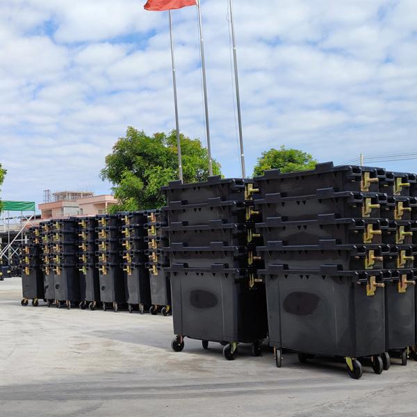770 Litre Wheelie Bin Trash Wheelie Dust Recycling Bins Outdoor
