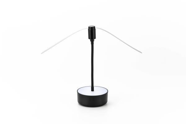 F18 ABS Fly Repellent Fan With Night Light in11x11x27.5cm 199g