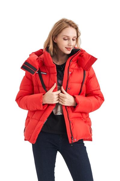 FODARLLOY Cotton Padded Clothes Thickened Warm Medium Long Hooded Outwear Winter Coat Plus Size Women'S Coats