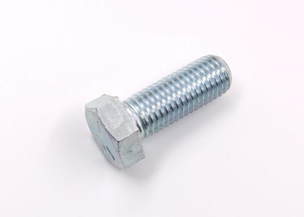 Galvanized Full-Threaded Grade 4.8 Steel Hex Head Screw DIN933