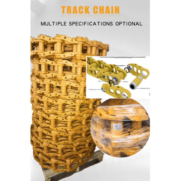 Heavy Chassis Excavator Undercarriage Parts Track Chain Shoe Assemblies