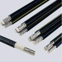 Cable aérien à basse tension 1000v en aluminium tordu 2x16