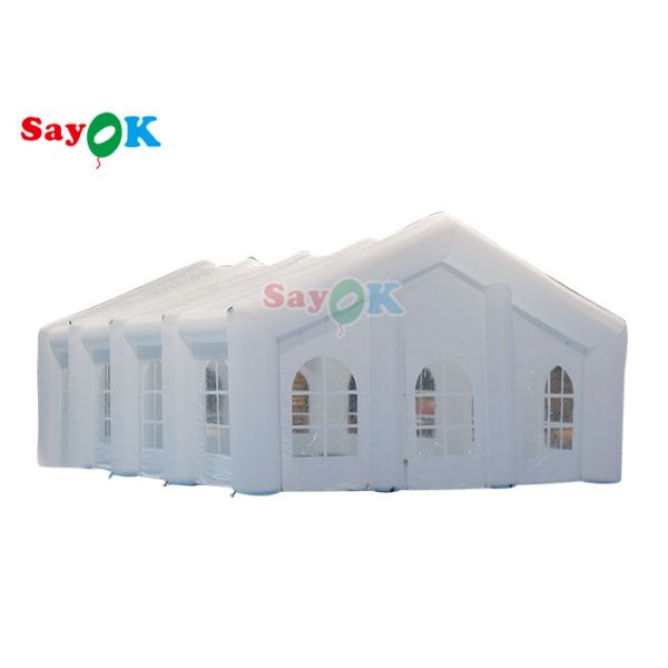 Custom Outdoor Inflatable Tent Party Night Club Structure Inflatable Bar Tent White Color