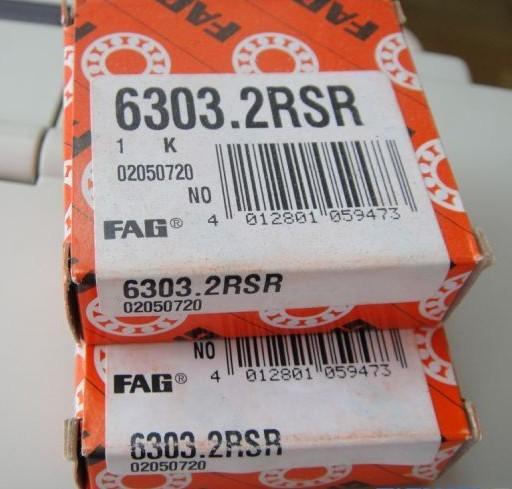 FAG / INA / NSK / KOYO 6303 2Z ABEC-1 Chrome / Stainless Steel Ball Bearings