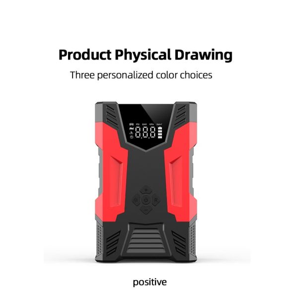 Multi Function Portable Car Battery Charger Jump Starter 3000A