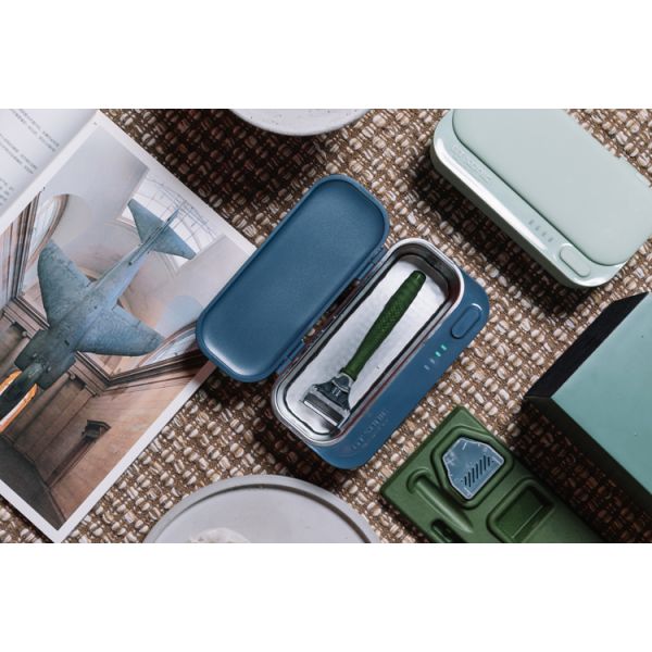 40kHZ 430ml Ultrasonic Glasses Cleaner SUS304 Tank 12V 2A 18W With Battery