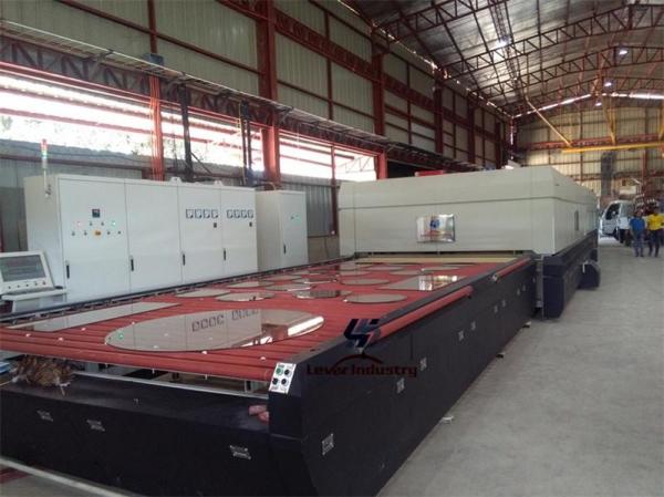 Furniture Glass Tempering Furnace / Tempered Glass Manufacturing Machine