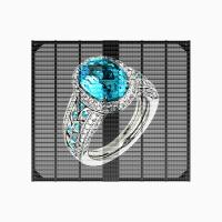 RGB Full Color DC5V Grille LED Screen  IP67 Transparent LED Curtain Screen