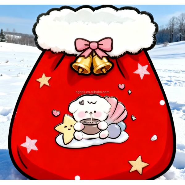 Christmas's Day Hot Selling CPP Plastic Self Sealing Food Grade Zipper Bags Cute Shaped for Baby Food Candy for Snacks