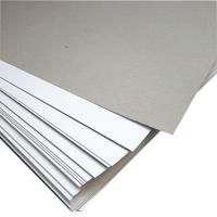 250 gm 300 gm 350 gm Dossier duplex recouvert en gris pour une seule face Pour l'impression numérique Dossier blanc sur demande