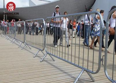 Safety Concert Pedestrian Temporary Crowd Control Barriers 2200mm length