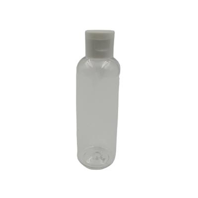 Plastic Round PET Lotion Pump Bottle with Top Cap Transparent and User-Friendly