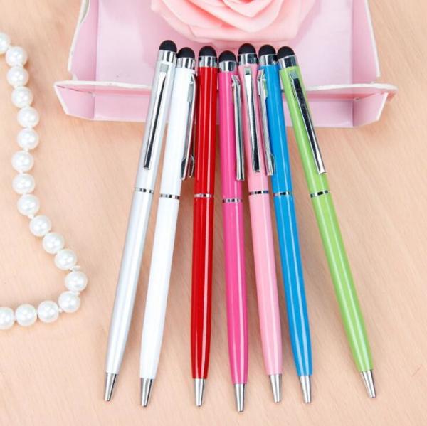 Hotel Use Slim Metal Pen metal stylus touch screen pen for promotional