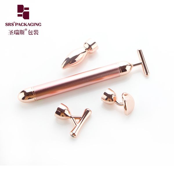 cosmetic packaging luxury jade massage head vibrator electric beauty bar