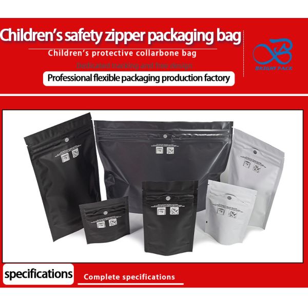 Sacos Mylar Resistentes a Crianças Proof de Olor Personalizado Resistente a Crianças Saco de Plastico Com Fecho de Zipper Proof