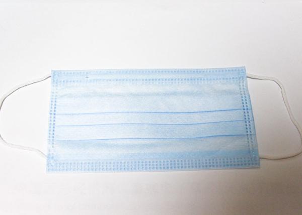 Antibacterial 3 Ply Disposable Face Mask Dust Proof No Stimulation