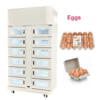 Pantalla táctil Granja cajero automático de negocios auto inteligente huevo envasado refrigerado Vending Locker