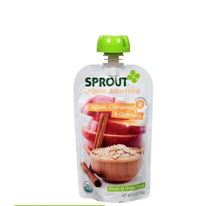 Squeeze refillable plastic packaging baby food pouch /Reusable spout pouch food bag for baby and kids