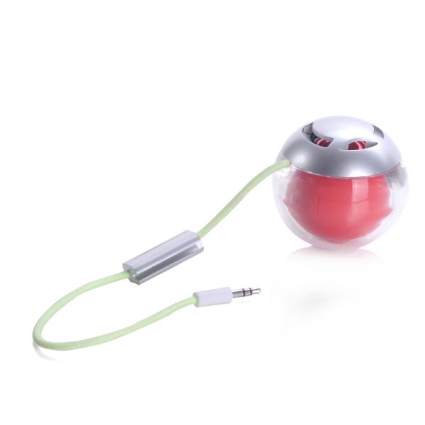 Red Blue BK3.0 Cube Stereo Speakers color ball speaker 5.8CM Plastic