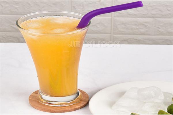 Non - Toxic Reusable Food Grade Silicone Straw Bar Accessories 100% Bpa Free