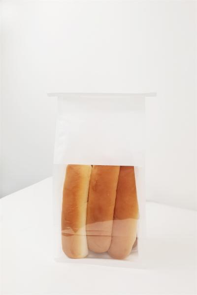 OEM  ODM  50g Natural White Paper Bread Packaging Bags Moisture Proof