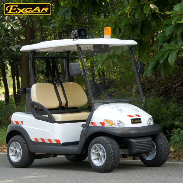 Pequeño coche patrulla eléctrico de 2 Seater para el tipo semicerrado de la seguridad pública