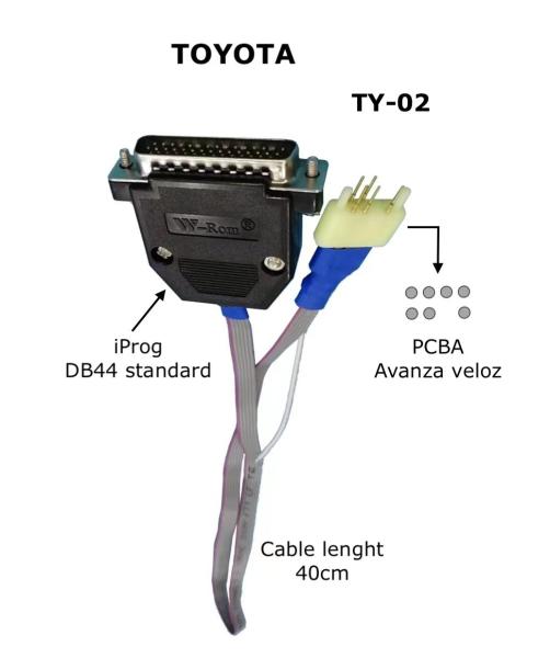 pogo pin spring load cable to DB44 adapter for TOYOTA avanza repair tools PCB