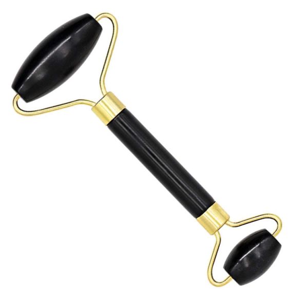 Integrated Zin Alloy Frame Anti Aging Custom Logo Facial Massage Therapy Jade Roller