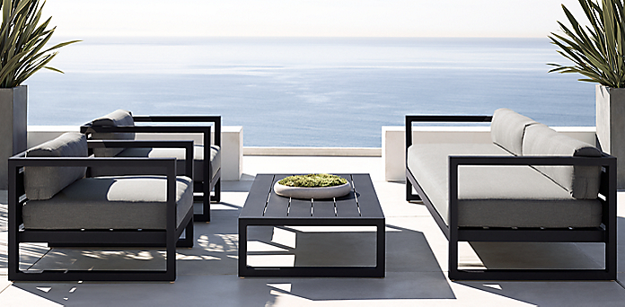 Patio Furntiure 4 Seats Aluminum Outdoor Sofa. Cat SN-2643