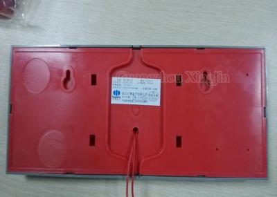 A descarga indica o sistema de alarme de incêndio claro de FM 200 para o painel de controle