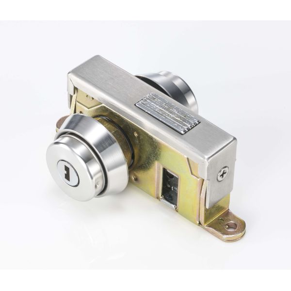 Двухцилиндровая алюминиевая рама стеклянная дверная блокировка SUS304 Цилиндровая крышка