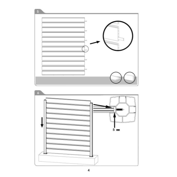 Recyclable Coextrusion WPC Fence Easy Installation Stain Resistant