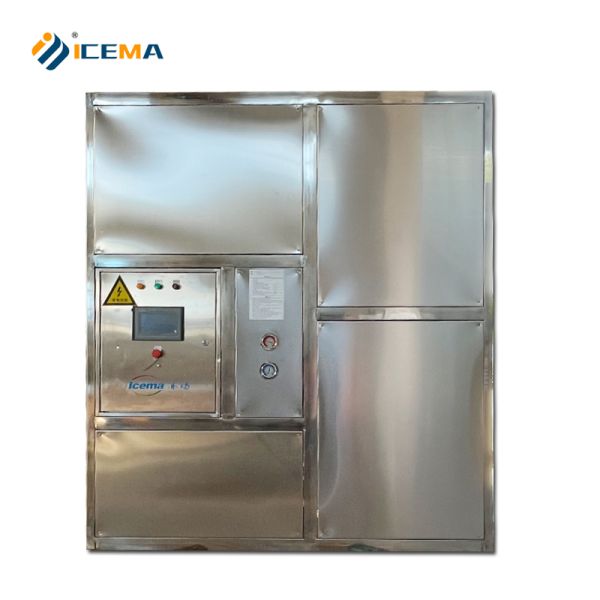 5000kg/day Industrial Ice Cube Making Machine 5ton Capacity with Shell Tube Cooling