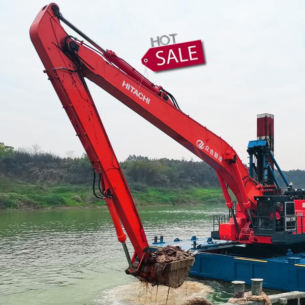 CE Antiwear 18 Meters Excavator Long Arm , OEM ODM Excavator Long Reach Boom 20-50ton for PC120 CAT320