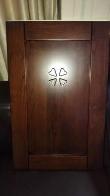Cherry shaker kitchen cabinet door,cherry wooden door panel,shaker style kitchen door