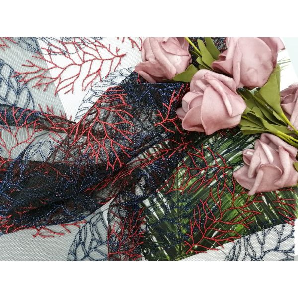 Ткань шнурка 125CM АЗО свободная покрашенная повторно использованная вышивкой