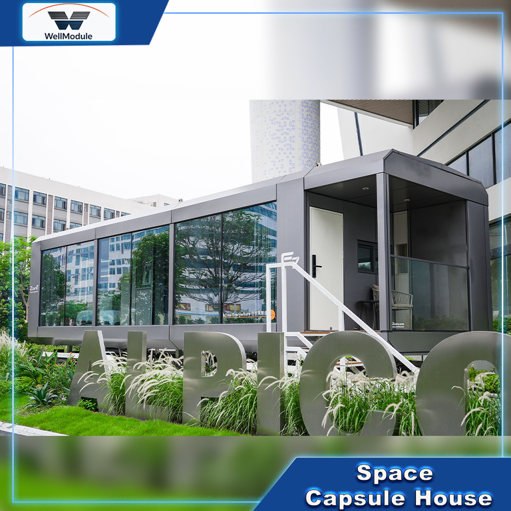 Modern Space Capsule House: Eco-Friendly Retreat for Unique Getaways