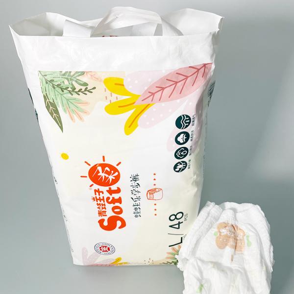 Fraldas de bebê de grande absorção de qualidade suíça OEM Fraldas de bebê macias pull-up