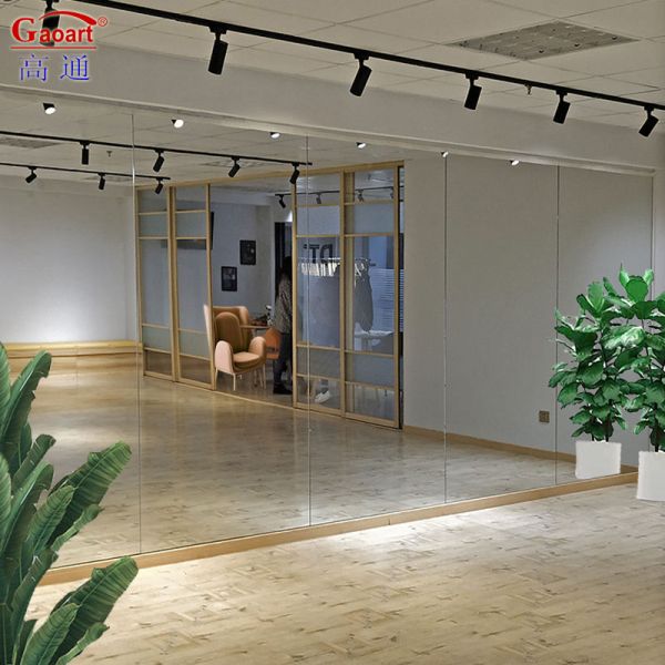 Customizable Large Glass Panels Unbreakable Wall Mirror For Wall Clear Mirror Color