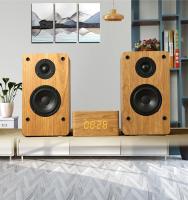 Oradores de madeira da estante dos multimédios, Mini Hifi Bluetooth Speakers sem fio