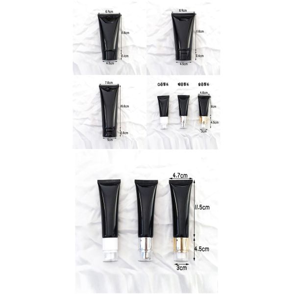 Упаковка трубки лосьона сливк руки бутылки выжимкы PE заботы кожи пустая мягкая косметическая