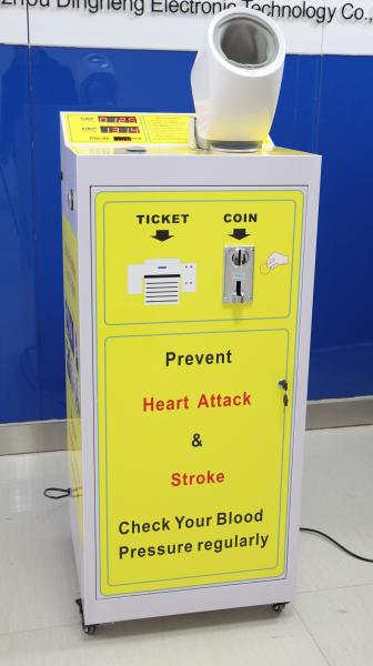 Coin Operated Arm Type Digital Blood Pressure Monitor With Printer Free Ambulatory