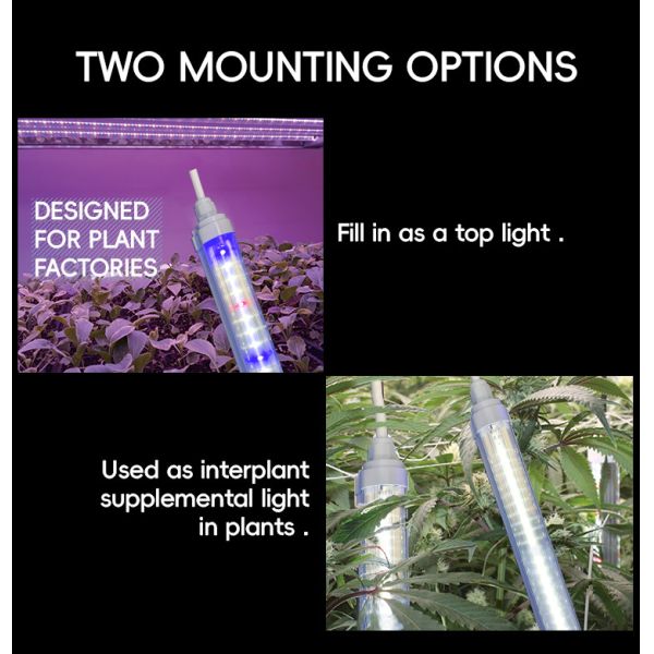 Waterproof LED T8 Grow Lights 18W 25W 36W Full Spectrum LED Grow Light Tube