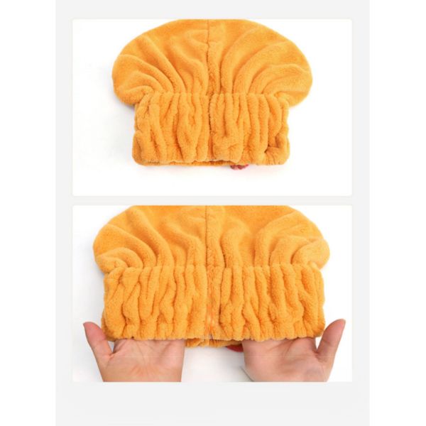 Turbante de cabello de doble capa de microfibra para el cabello Toalla de envoltura de cabello Varios colores para la opción