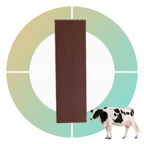 Agriculture Evaporative Cooling Pad 7090 Brown 10cm  Water Cooling Pad System for Greenhouse Poultry House